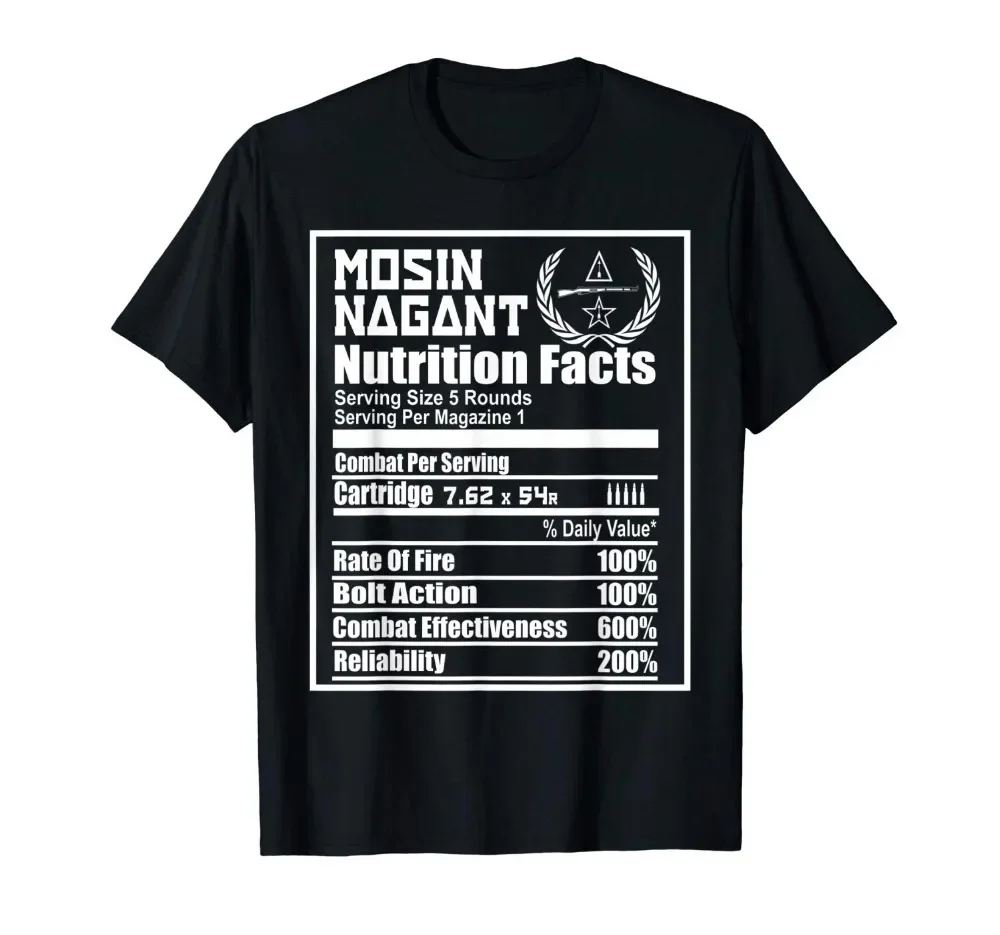 Summer Clothing Websites - Mosin Nagant Nutrition Facts Camisetas de