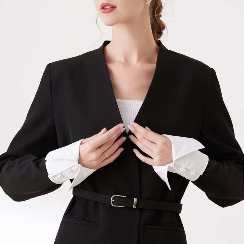 Summer Clothing Clearance - DIY elegante camisa de oficina puños
