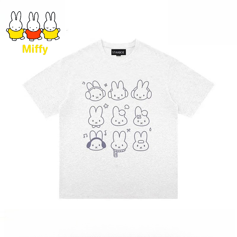 Summer Away Clothing - Camiseta Kawaii de Miffy, Linda Camiseta