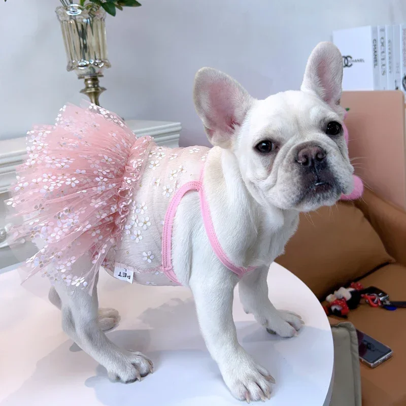 Summer Clothing In French - Vestido de verano de Pug, ropa