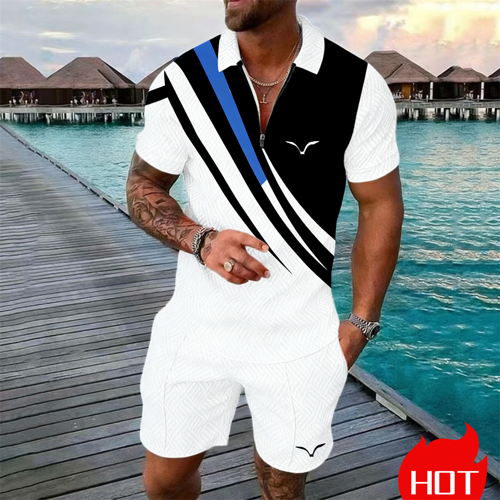 Summer Clothing Styles - Conjunto de verano a rayas estilo