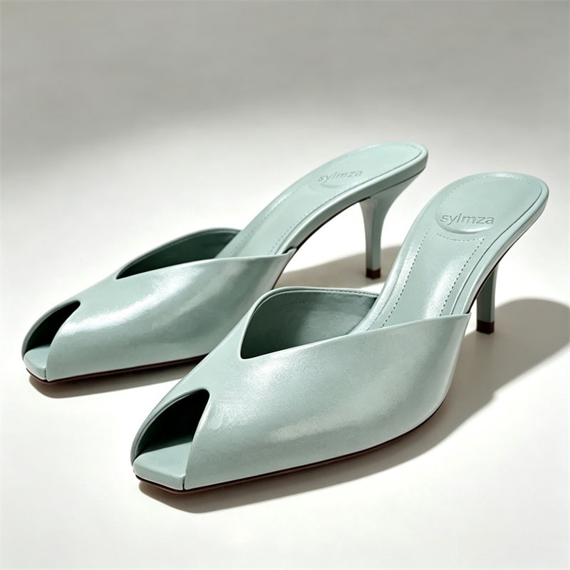Quality Summer Clothing - Zapatillas sexis de tacón alto con