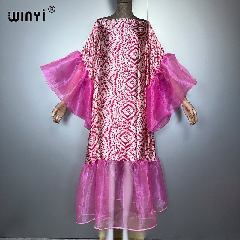 Summer Evenings Clothing - WINYI, vestido de noche con mangas