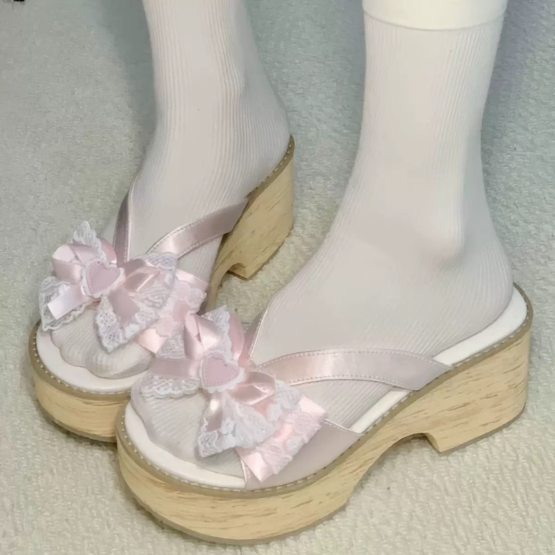 Summer Clothing Offers - Sandalias de Plataforma con Suela Gruesa