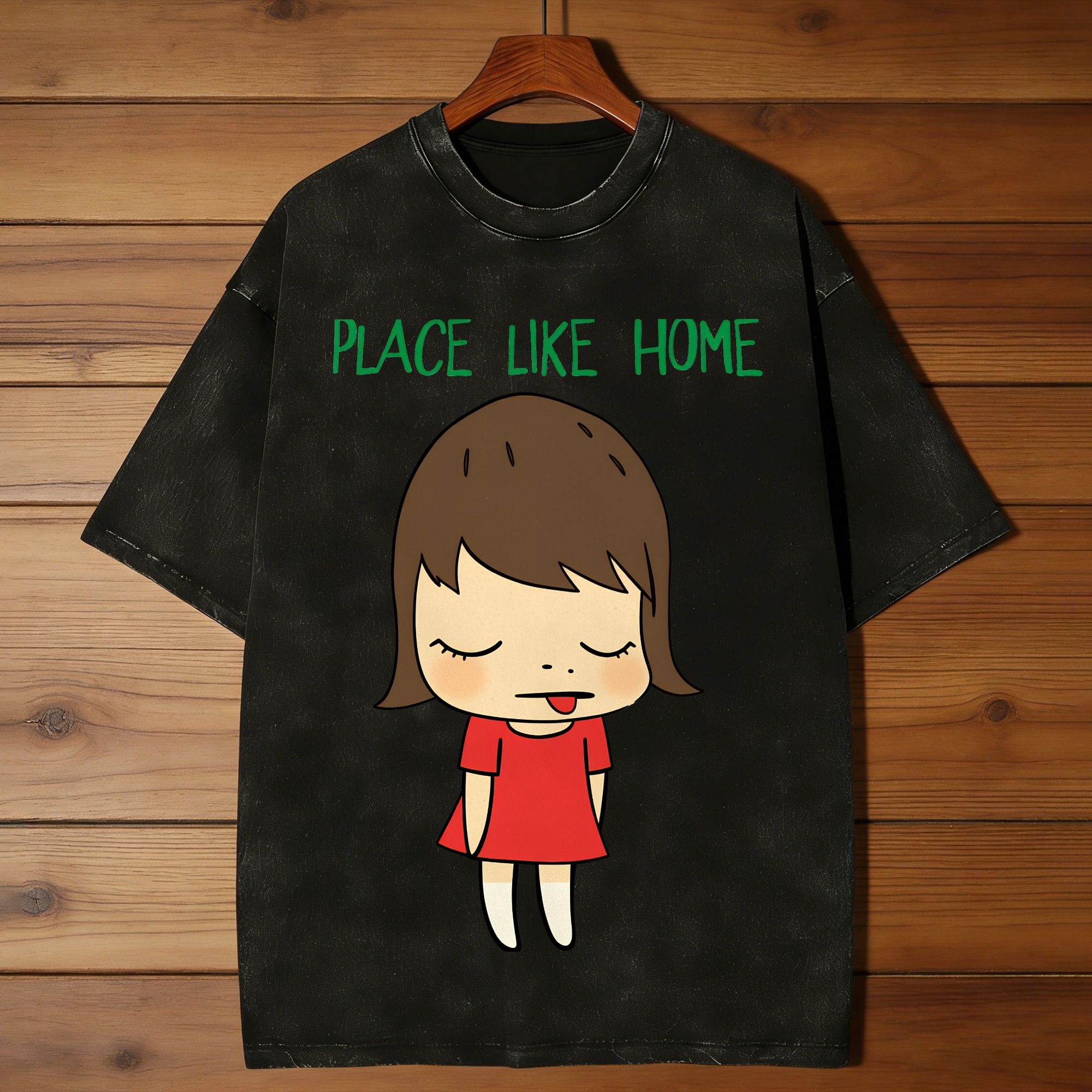 Summer Clothing Places - Camiseta novedosa Yoshitomo Nara Place Like