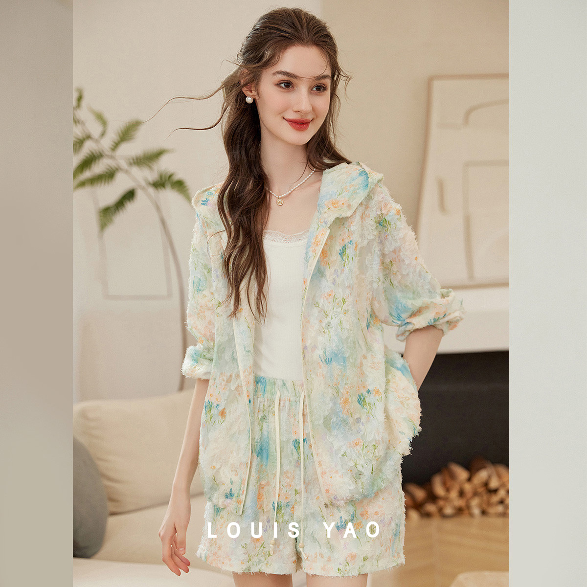 Summer Clothing Sets Women - Conjunto LOUIS YAO para Mujer, Primavera-Otoño