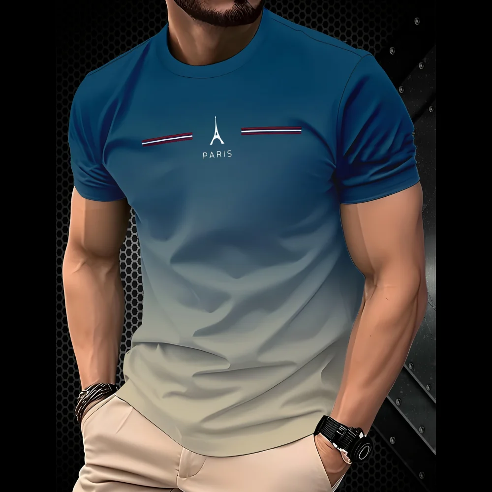 Summer Clothing In Paris - Camiseta de Verano para Hombre, Diseño