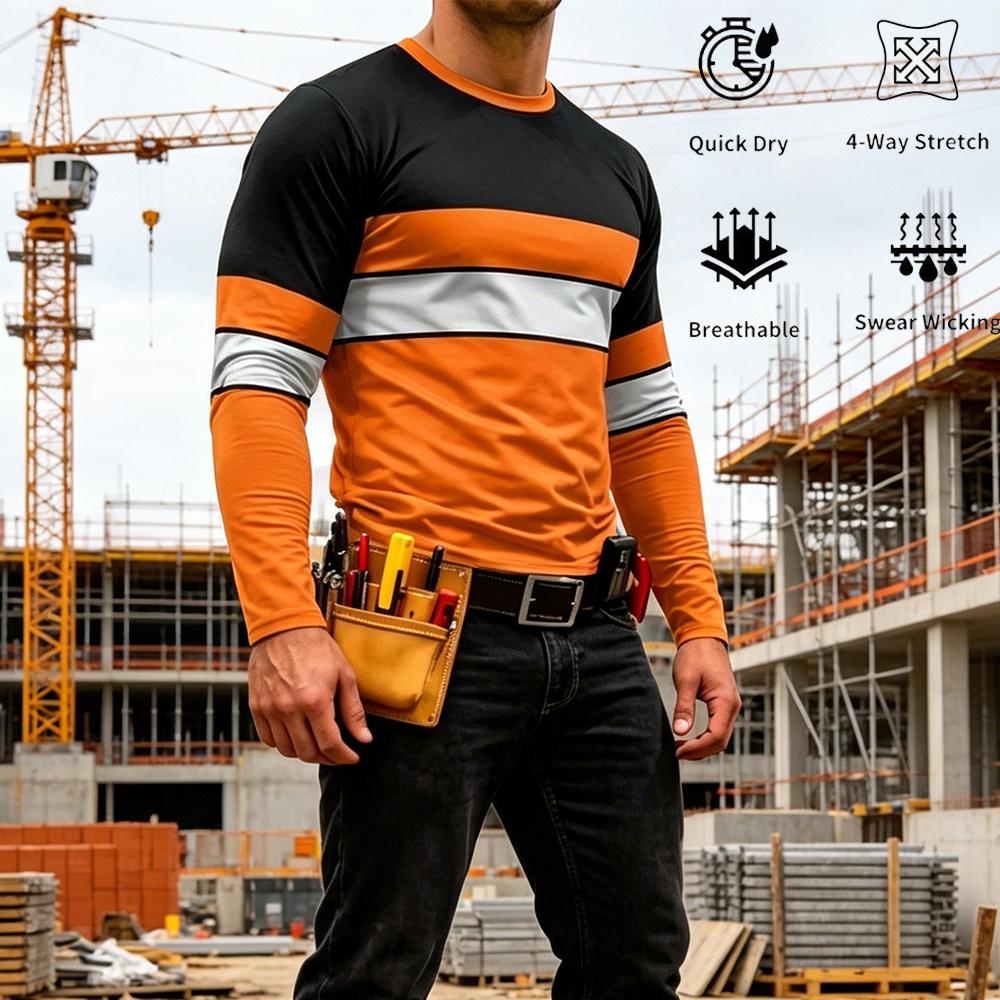 Quality Summer Clothing - Camiseta de Trabajo a Rayas de