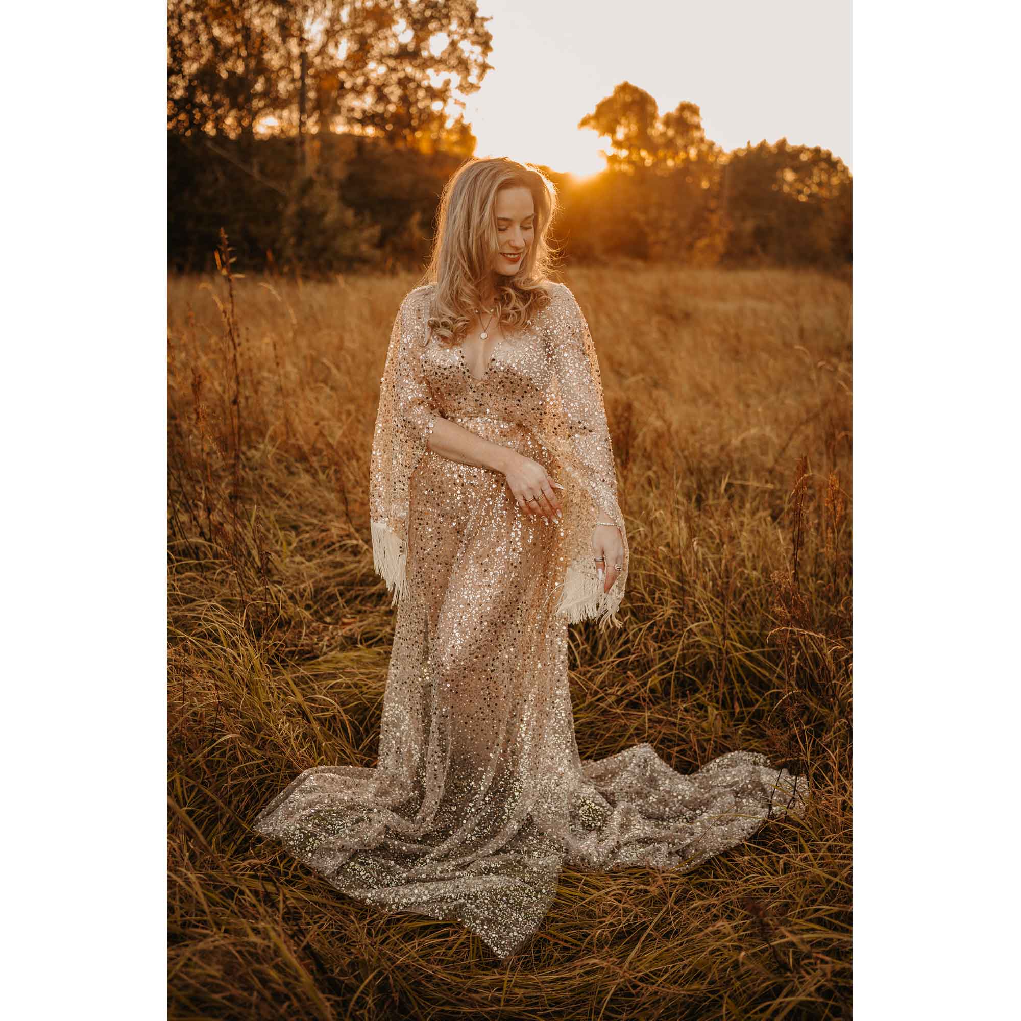 Summer Evenings Clothing - Don & Judy-vestido bordado de tul
