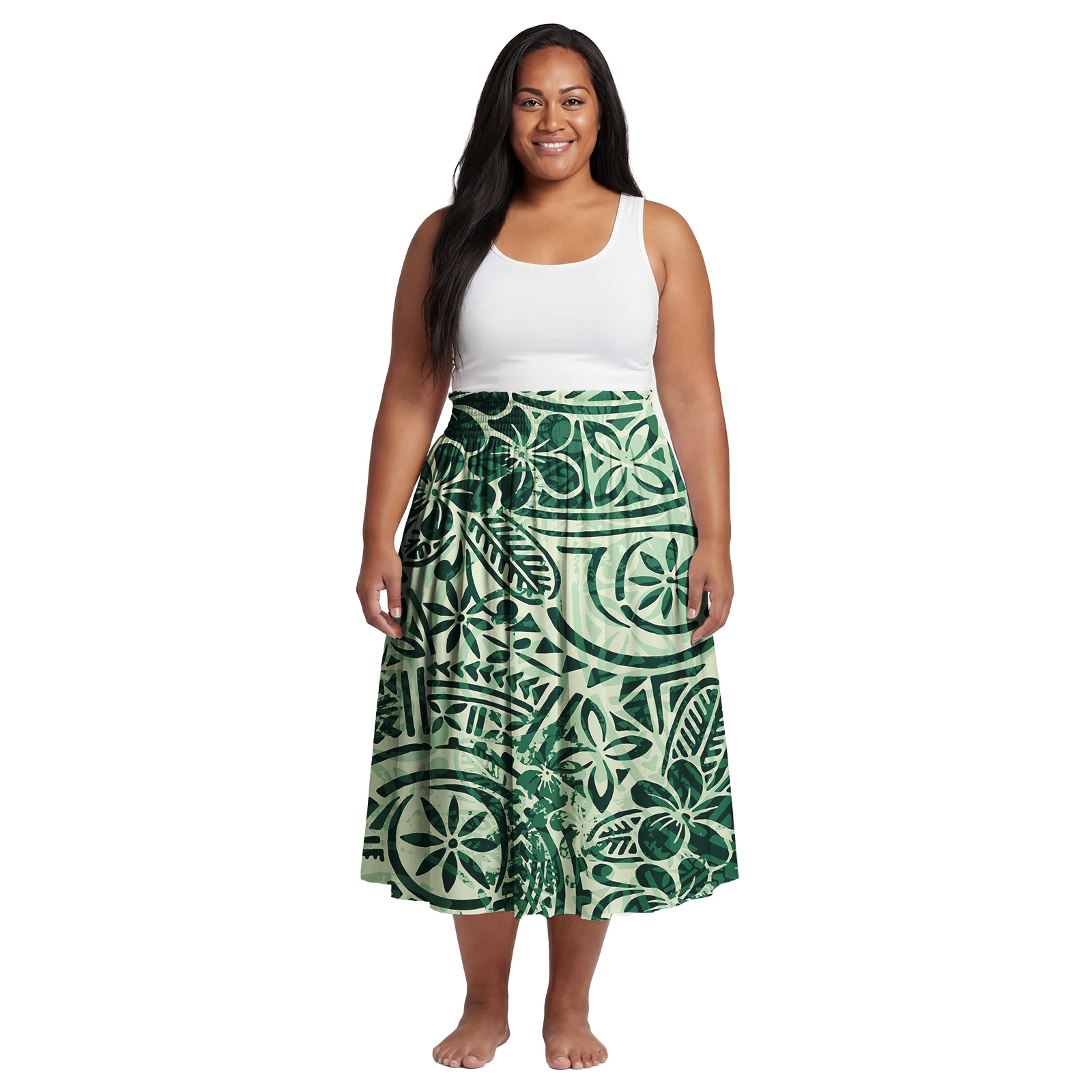 Falda Lápiz Samoana Ajustada c - Summer Clothing Images reseña y precio