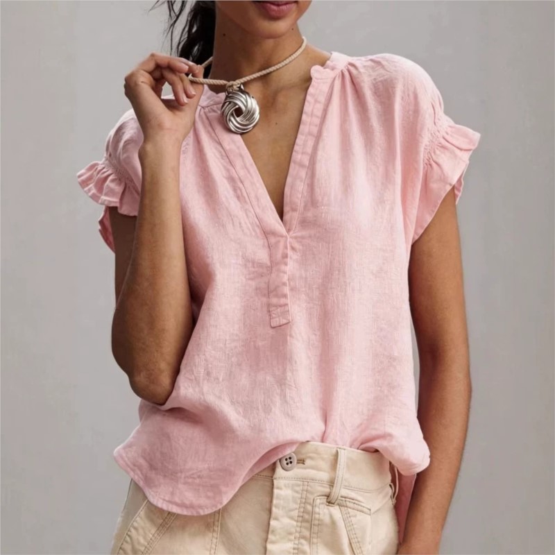 Blusas de Mujer, Primavera-Ver - Summer Linen Clothing For Women reseña y precio
