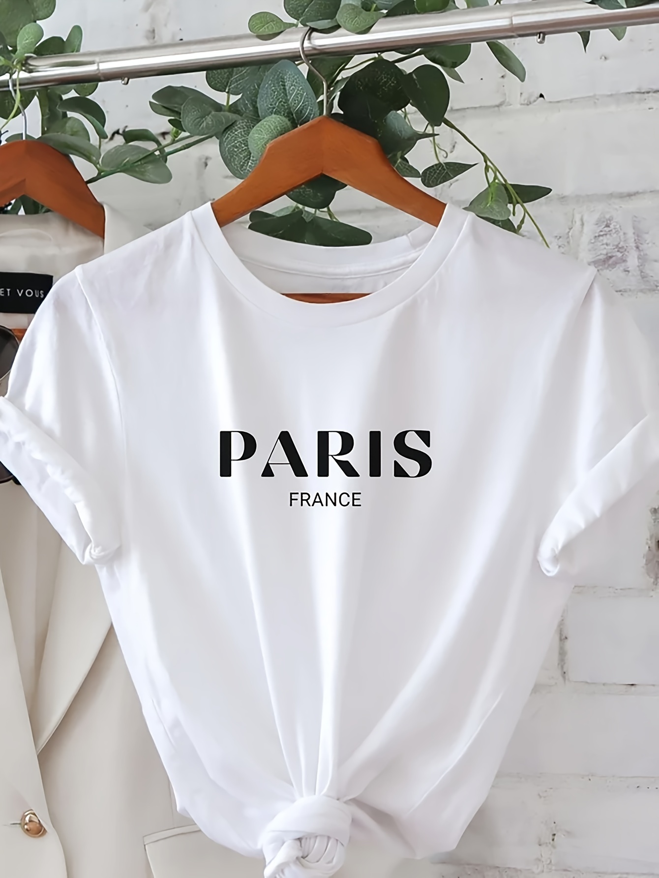 Camiseta informal de manga cor - Summer Clothing In Paris reseña y precio