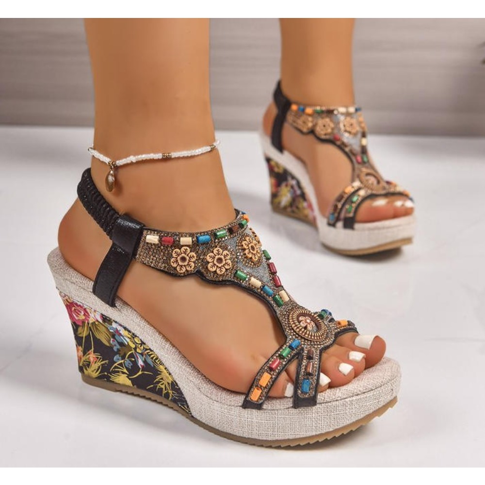 Sandalias de Plataforma con Cu - Summer Clothing Offers reseña y precio