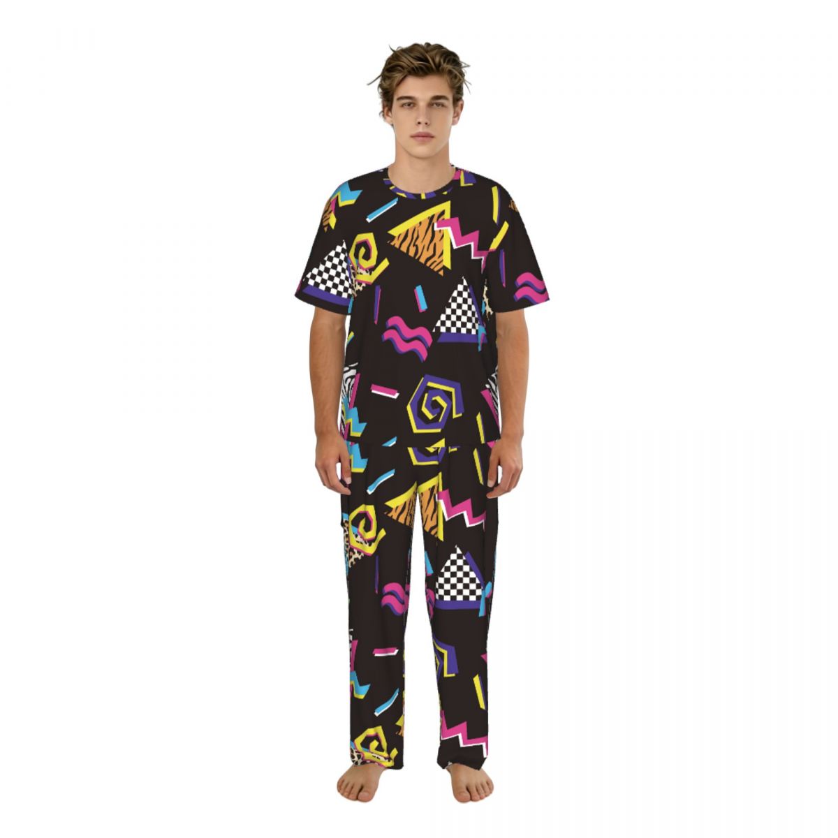 Traje de pijama para hombre, p - Summer Clothing Styles reseña y precio