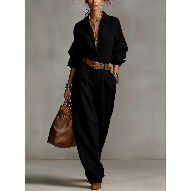 Conjunto de Pantalones Anchos  - Summer Linen Clothing For Women reseña y precio