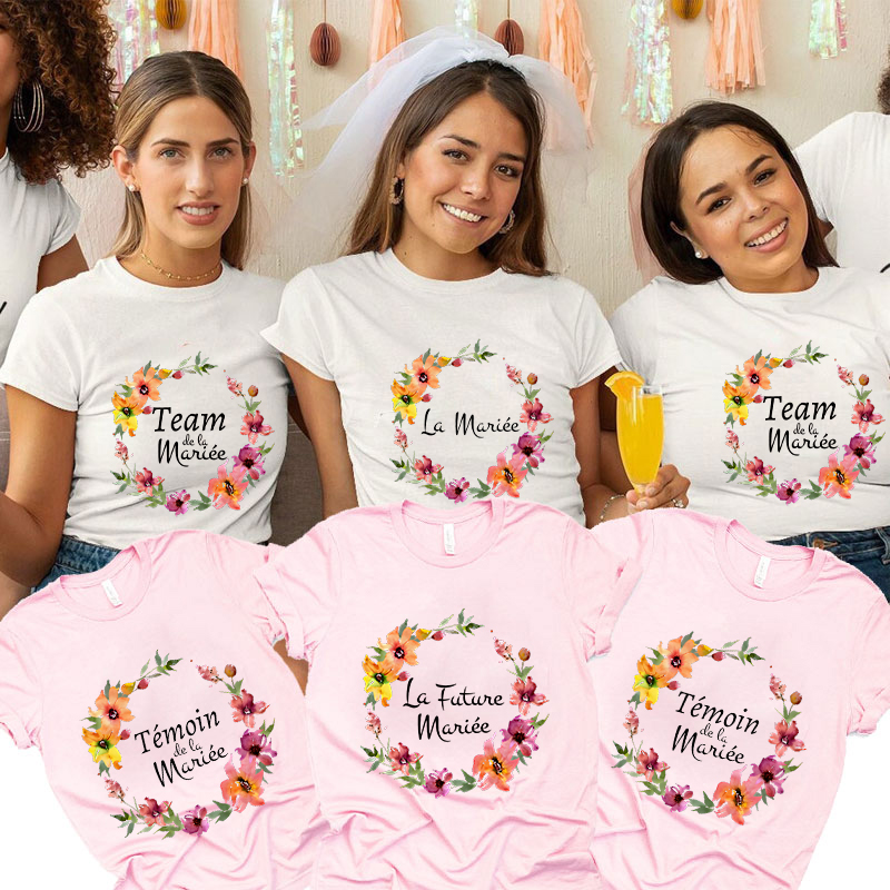 Camisetas de boda para novias, - Summer Clothing In French reseña y precio