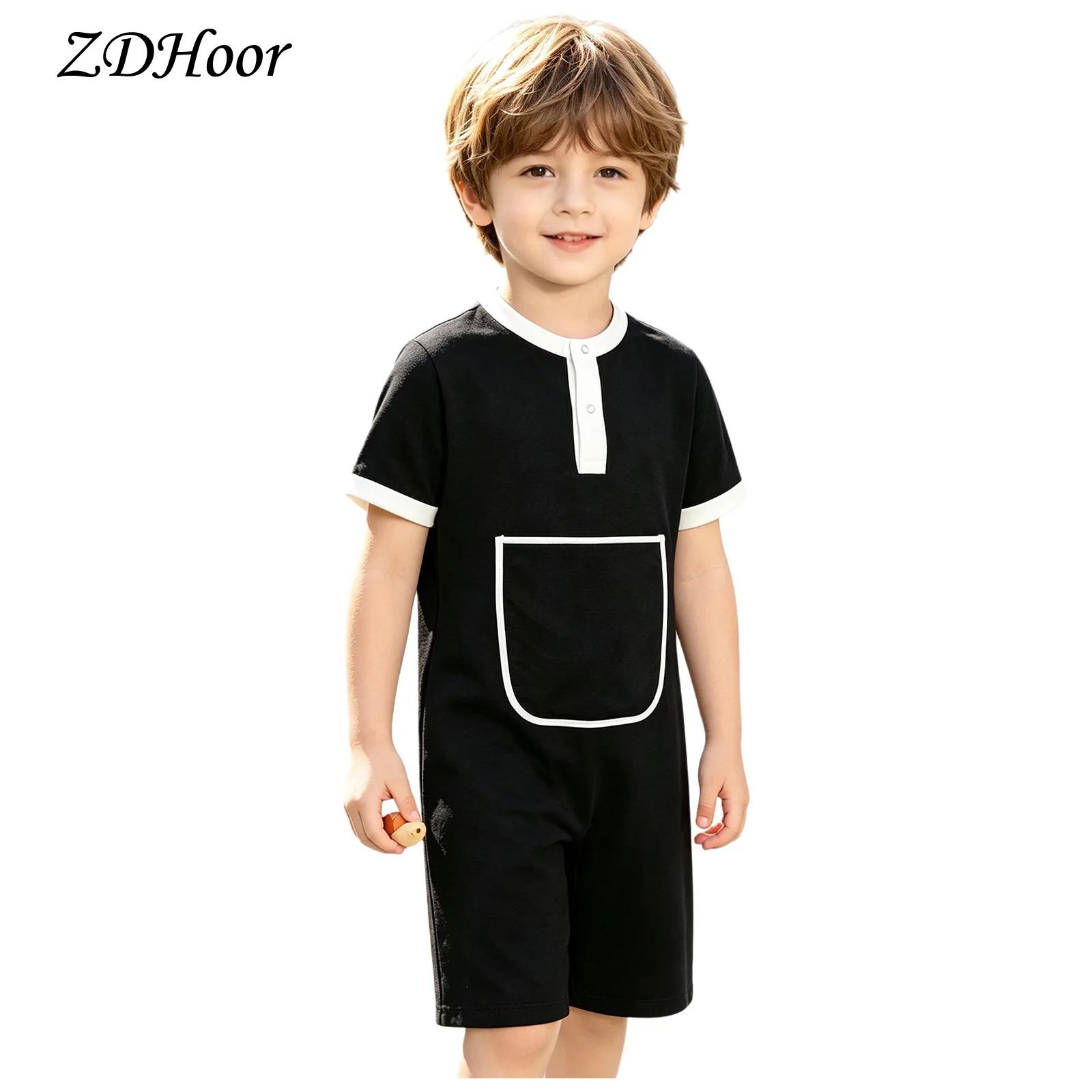 Mono con botones para niños y  - Summer Clothing Kids Boys reseña y precio