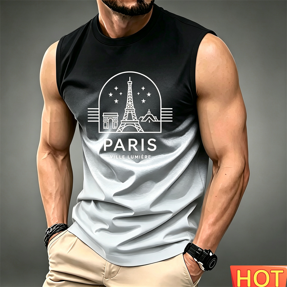 Camiseta sin mangas con gradie - Summer Clothing In Paris reseña y precio