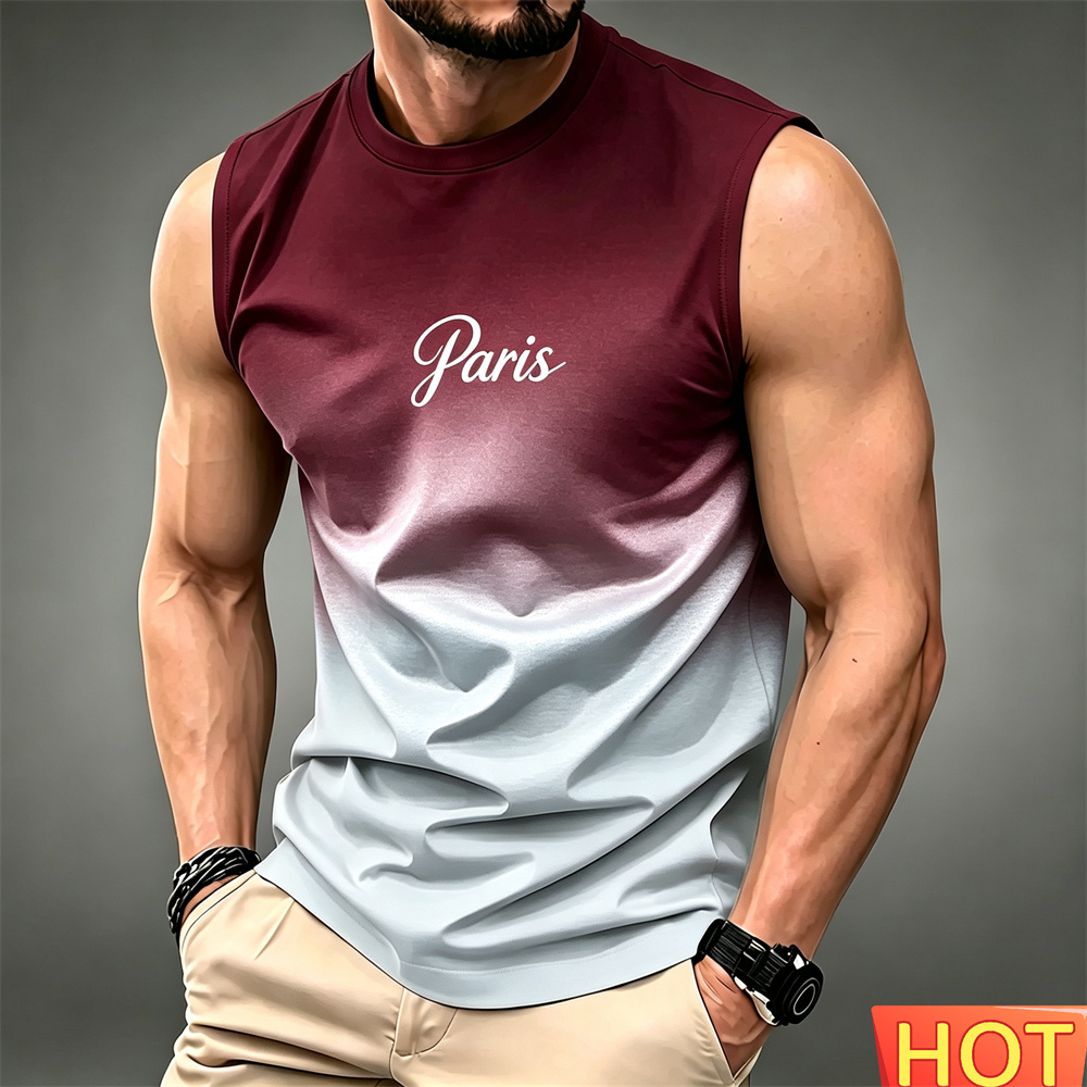 Camiseta sin mangas con gradie - Summer Clothing In Paris reseña y precio