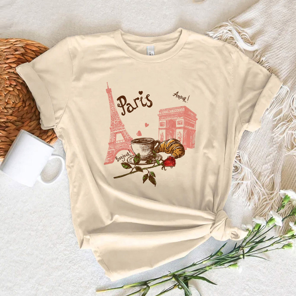 Camiseta estampada de París pa - Summer Clothing In Paris reseña y precio
