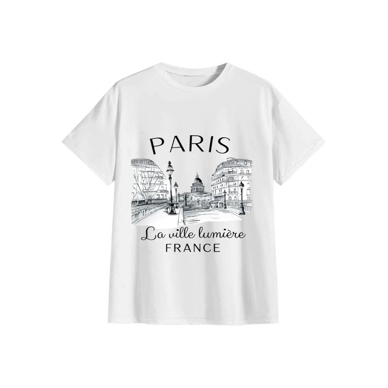Camiseta de los años 90 con es - Summer Clothing In Paris reseña y precio