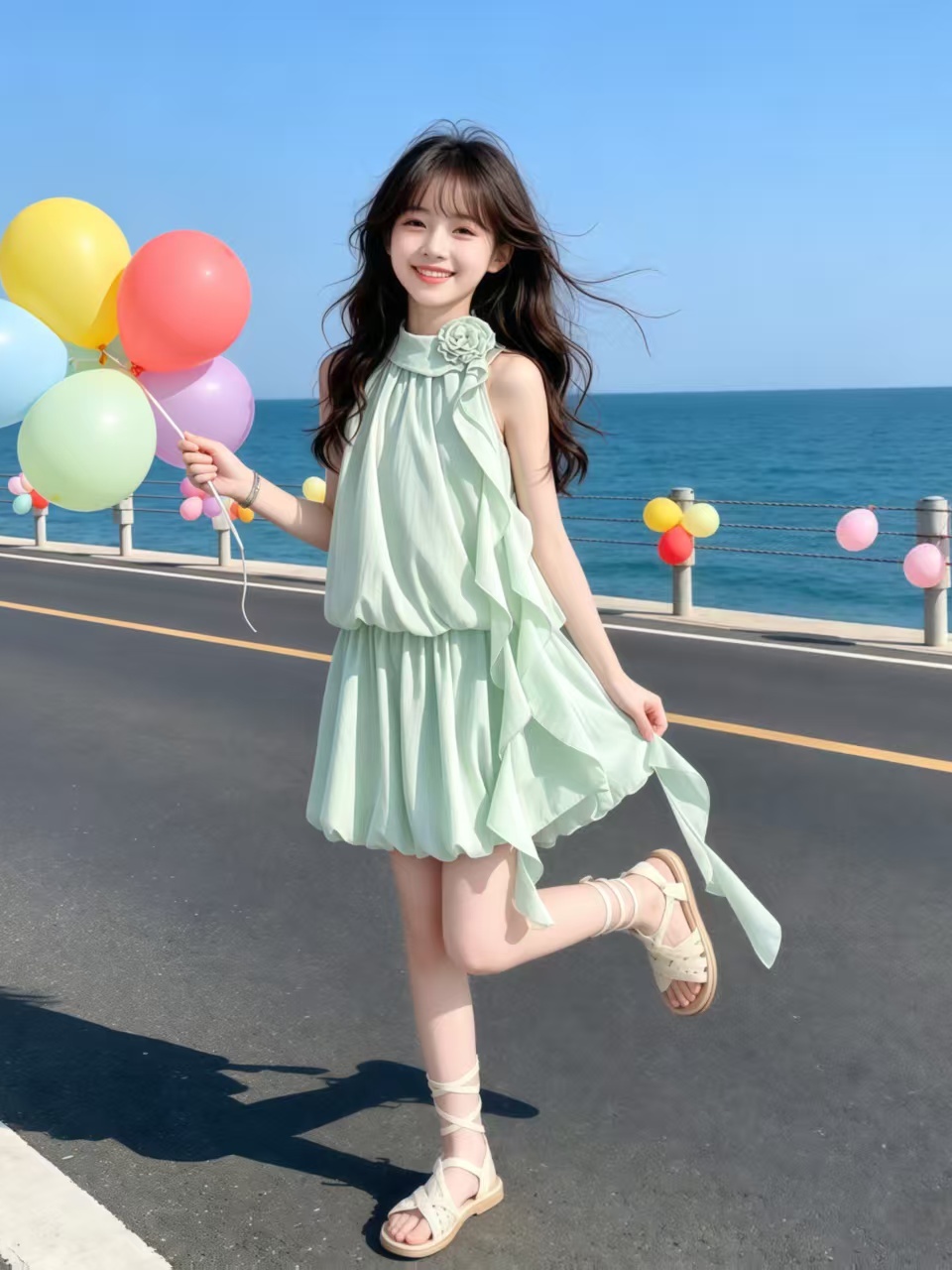 Conjunto de blusa y falda con  - Summer Clothing Set For Girls reseña y precio