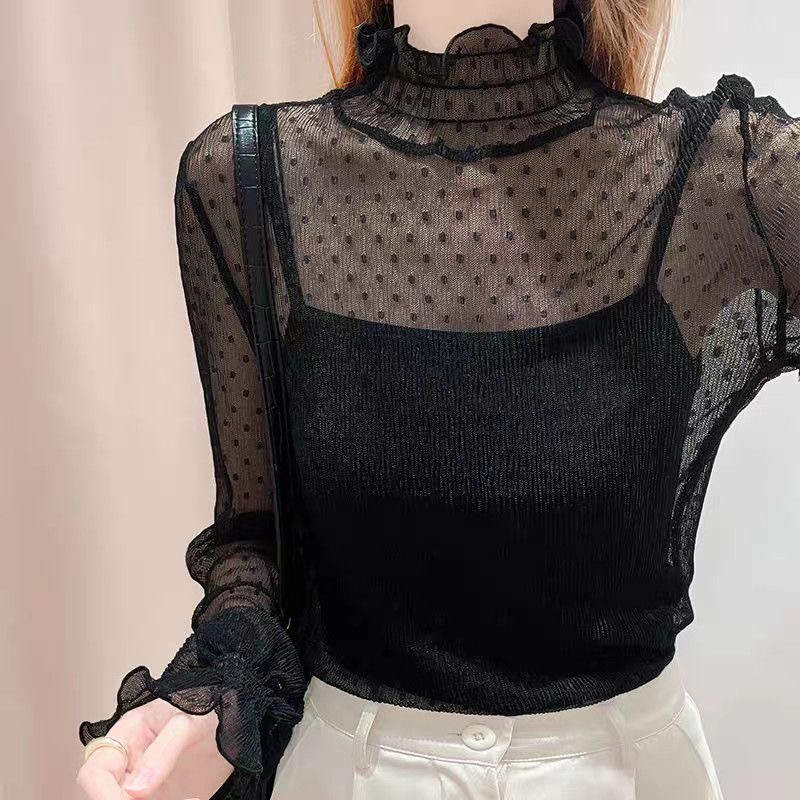 Camisa de encaje negro fina pa - Summer Evenings Clothing reseña y precio