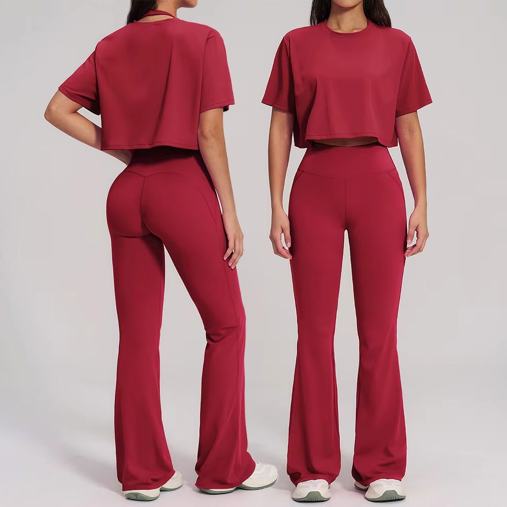 Conjunto de Yoga de 2 Piezas,  - Summer Clothing Logo reseña y precio