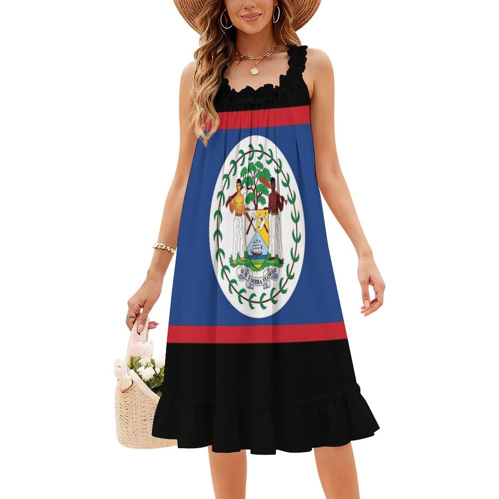 Bandera nacional de Belize, ro - Summer Clothing Banner reseña y precio
