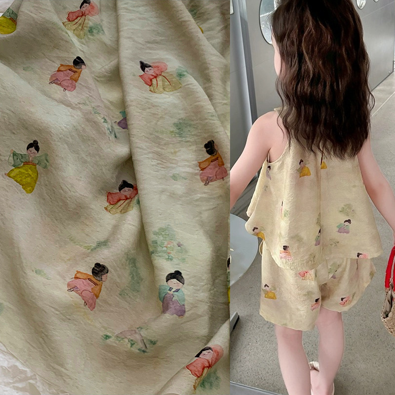 Tela estampada bonita para rop - Summer Clothing Fabric reseña y precio