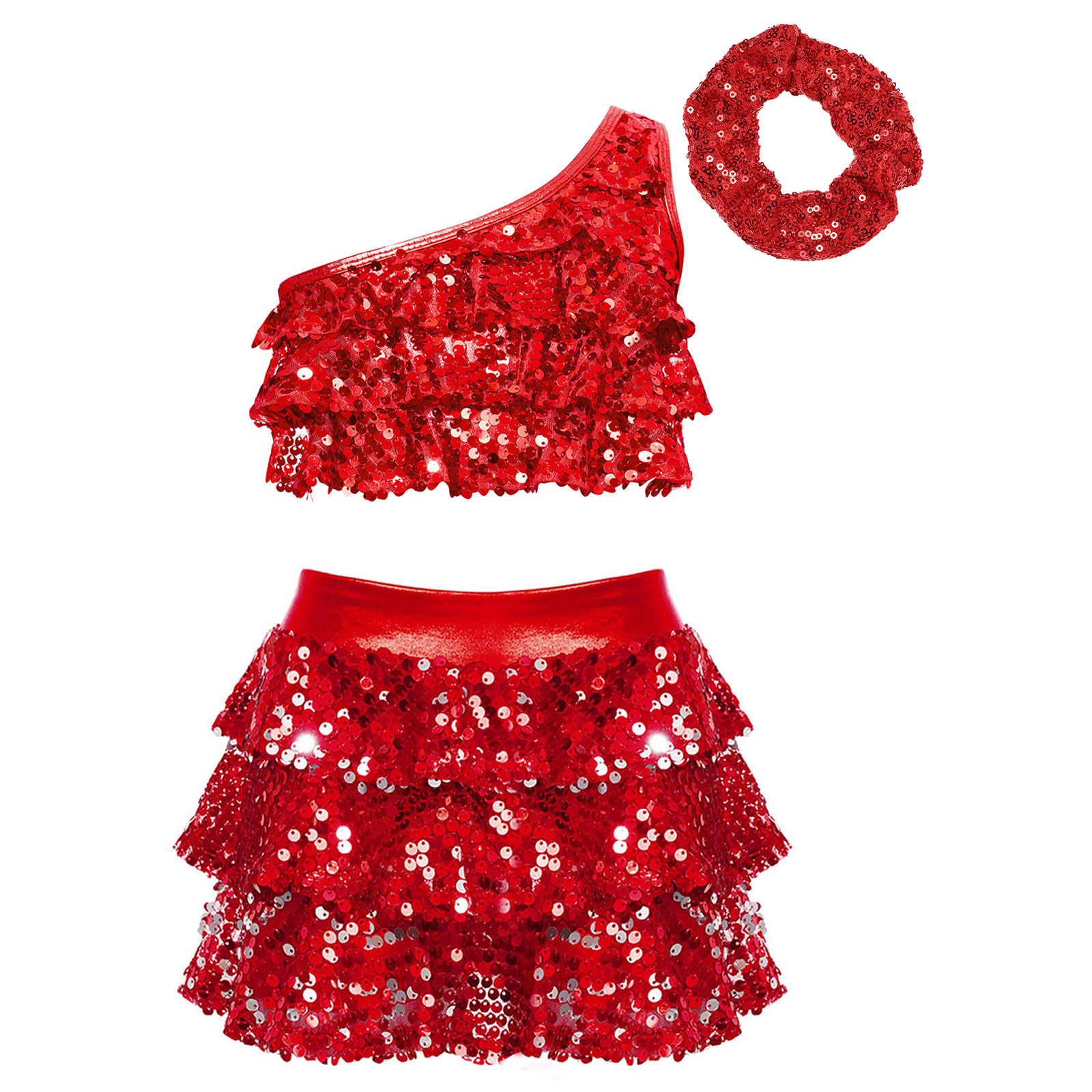Traje de baile de Jazz latino  - Summer Clothing Set For Girls reseña y precio