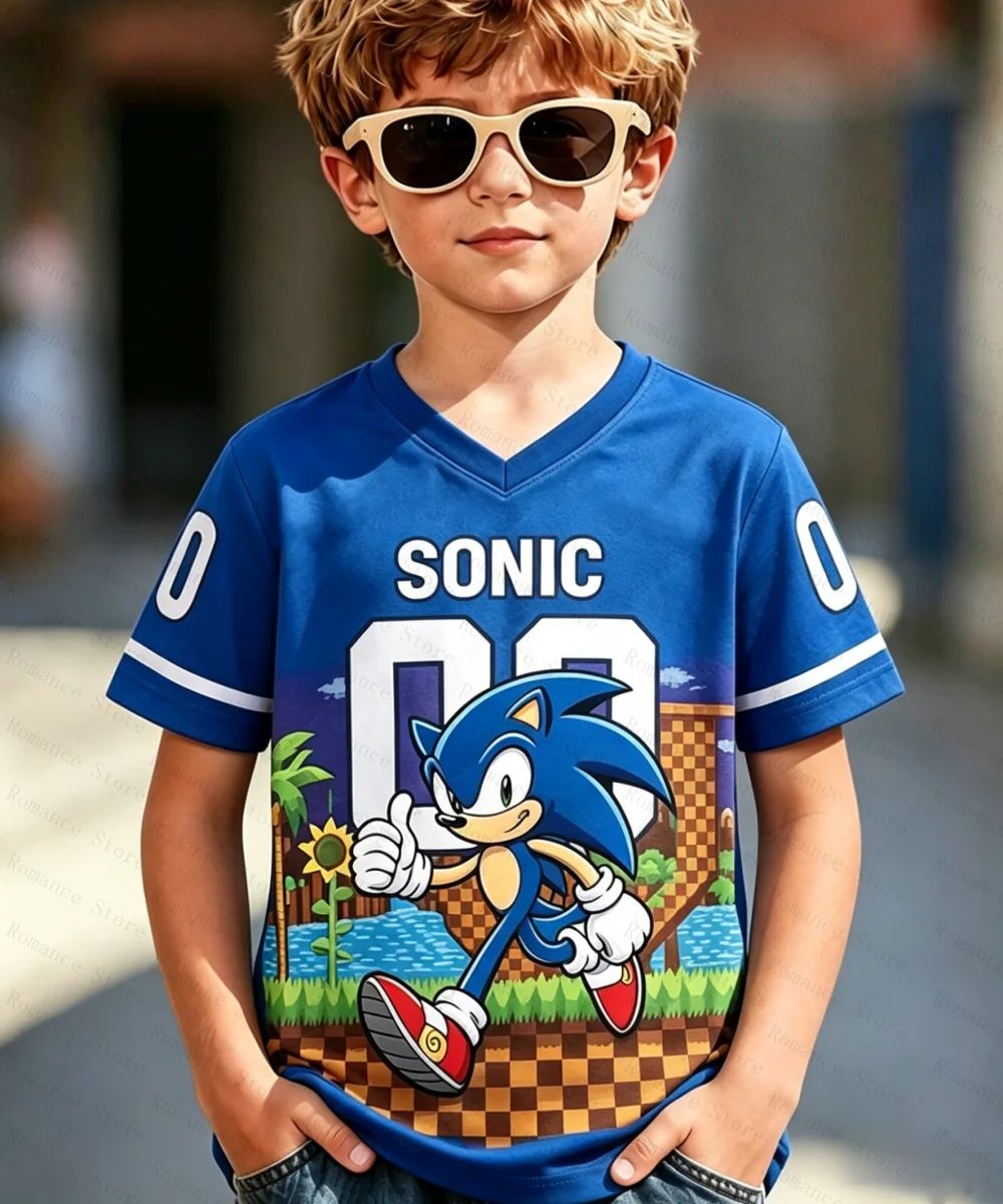 Camiseta infantil de Sonic 202 - Summer 2026 Kids Clothing reseña y precio