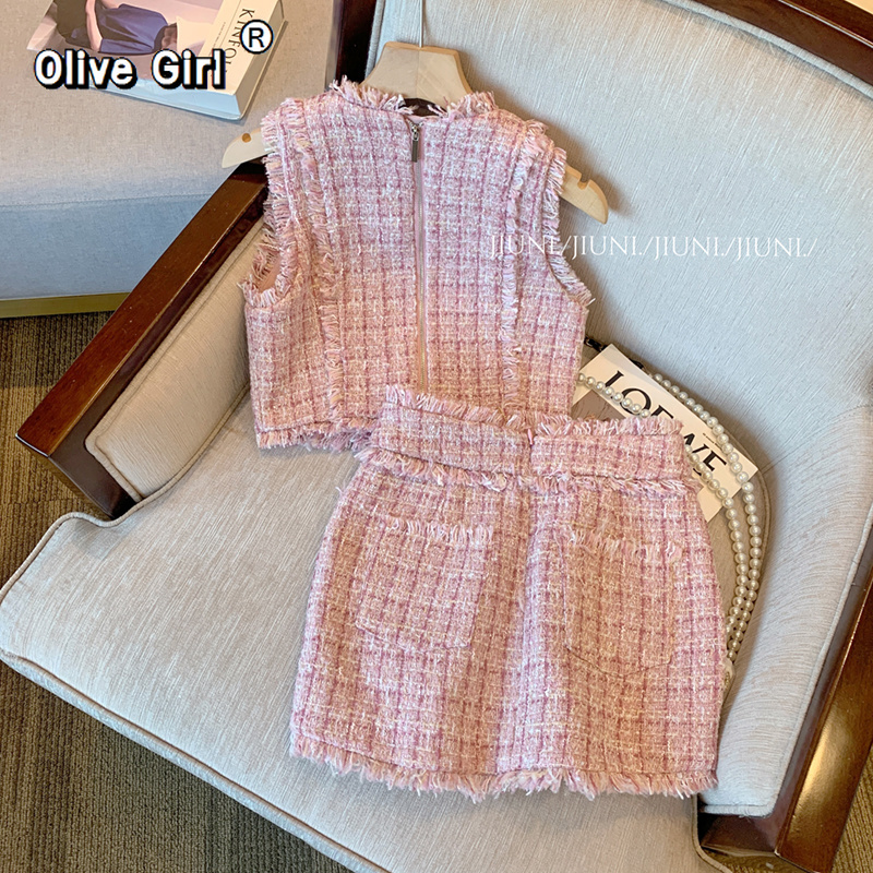 Olivegirl-Top sin mangas para  - Summer Clothing Set For Girls reseña y precio
