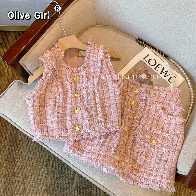 Olivegirl-Top sin mangas para  - Summer Clothing Set For Girls reseña y precio