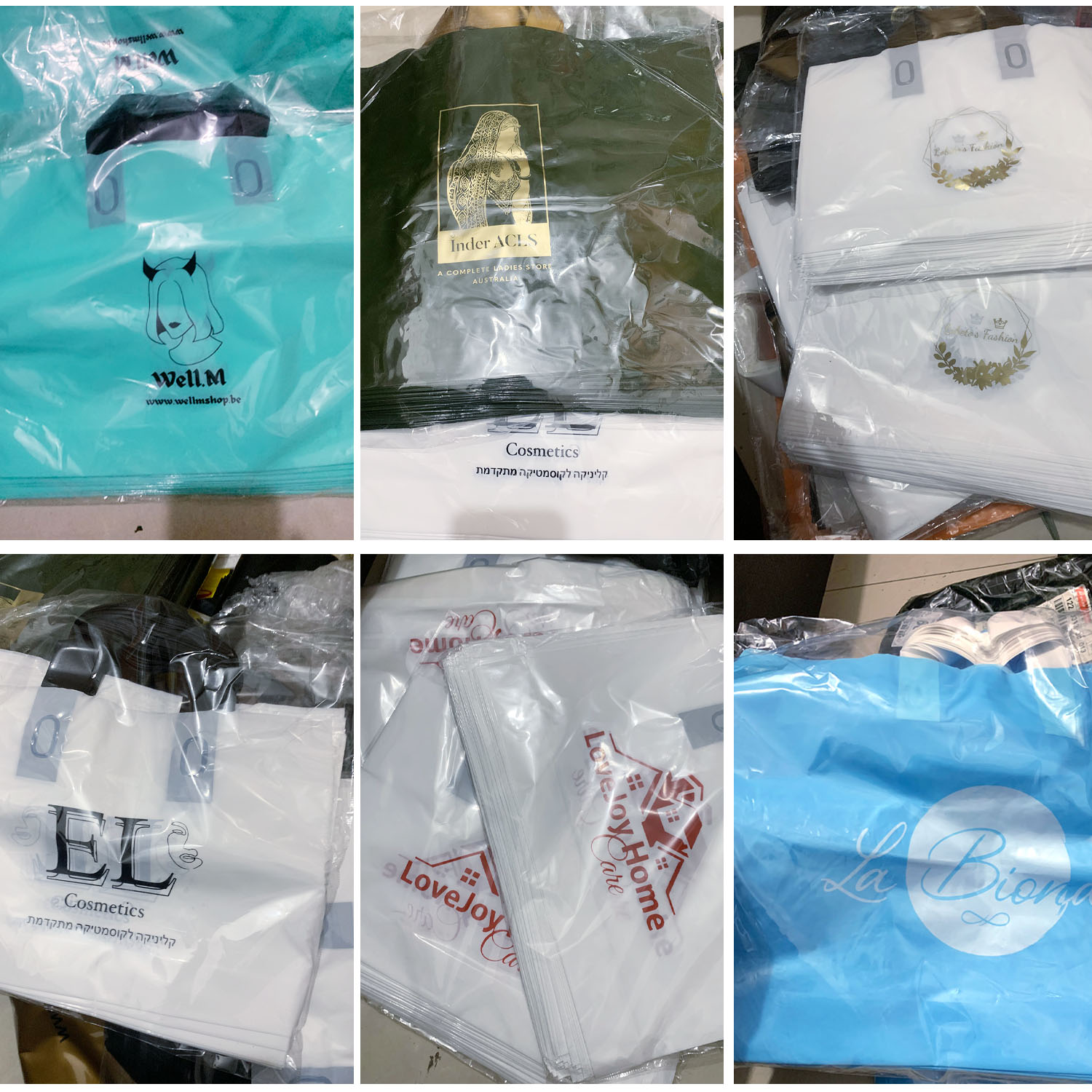 200 Bolsas de Compras Personal - Summer Clothing Logo reseña y precio